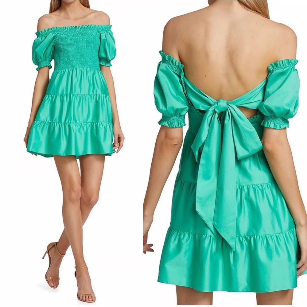 ALICE + OLIVIA 
Elizabeth Off-Shoulder Dress size 4